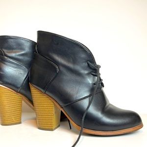 Anna ankle boots, Wm’s Sz 8, black and brown